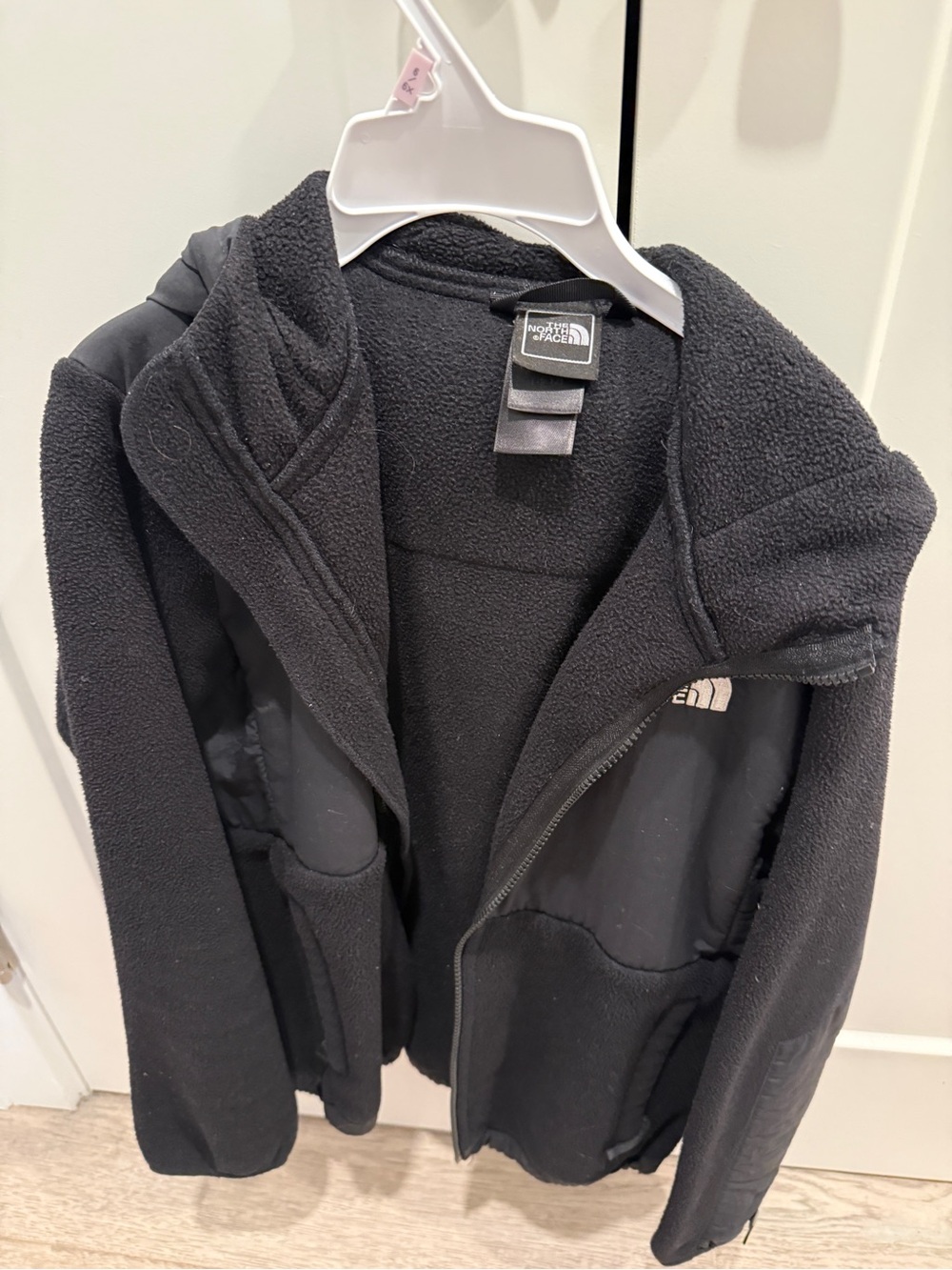 The North Face Black Teddy Fleece Hooded Jacket